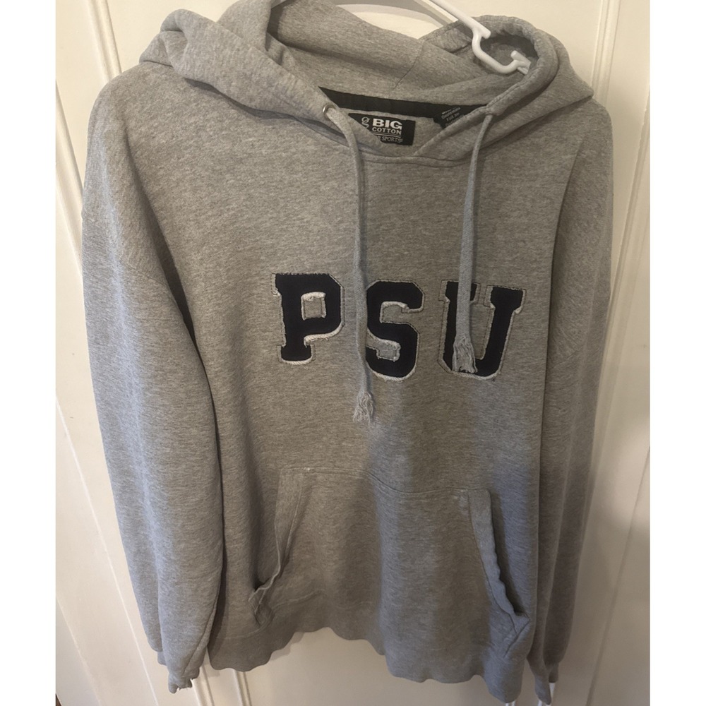 Penn State University PSU Hoodie Size  XL Big Cotton Gear For Sports Gray